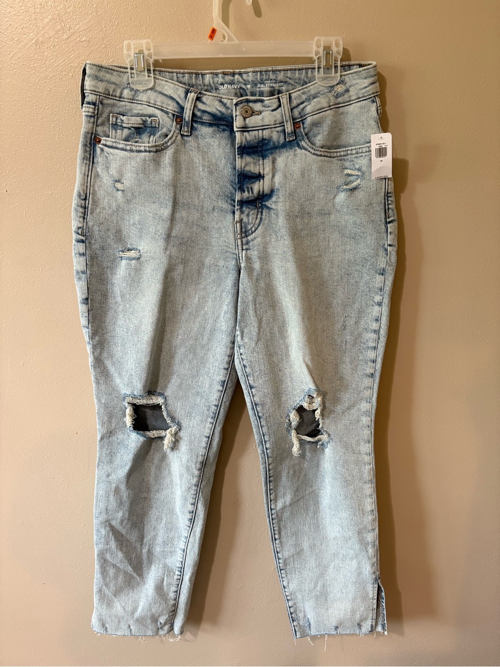 Old Navy High Rise O.G. straight secret smooth pocket jeans Womens size 10 NWT!!